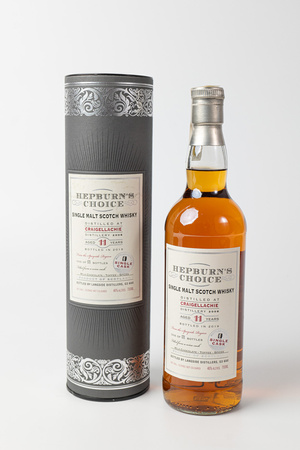 Hunter Laing Speyside Single Malt Scotch Whisky 11 y.o. 2009 Hepburn\'s Choice – Craigellachie – Wine 0,7l 46%