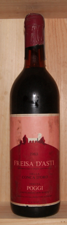 WINO ROCZNIK 1983 - FREISA D\'ASTI TENUTA POGGI 